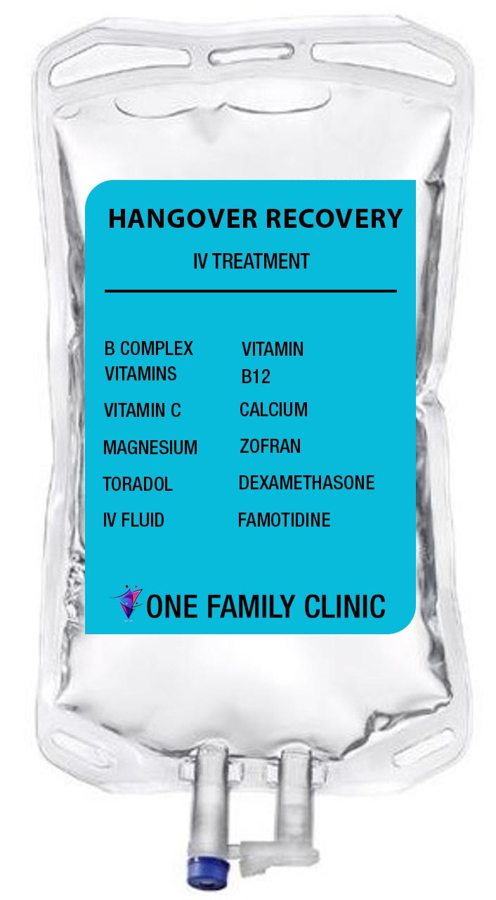 one family clinic urgent care sherman iv treatment hydration hangover recovery