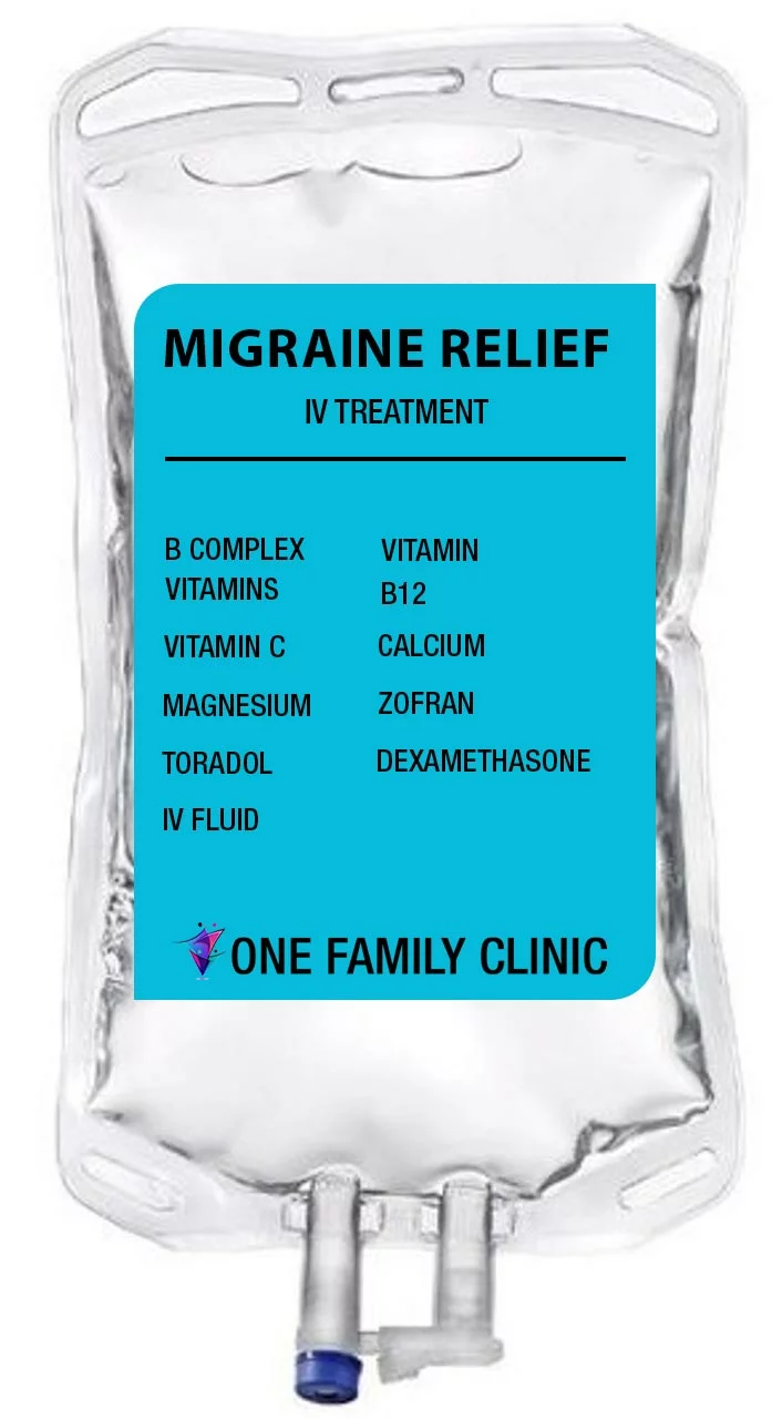 one family clinic urgent care sherman iv treatment hydration migraine relief